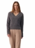 Lole Womens Verdun V-Neck Sweater Charcoal Heather Lole Womens Verdun V-Neck Sweater Charcoal Heather