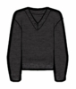 Lole Womens Verdun V-Neck Sweater Charcoal Heather