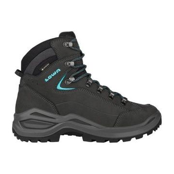 Lowa Womens Renegade EVO GTX Mid Asphalt/Turquois