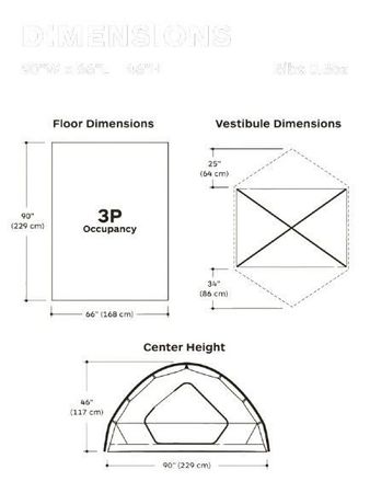 Marmot Tungsten 3 Person Tent Solar/Red Sun