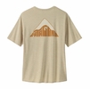 Patagonia Men's Capilene Cool Daily Graphic Shirt - Lands Driftways: Pumice X-Dye