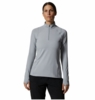 Mountain Hardwear Womens Crater Lake 1/2 Zip Glacial