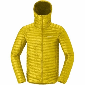 Norrona Mens Trollveggen Down800 Super Light Hood Antique Moss