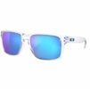 Oakley Holbrook XL Polished Clear Frame w/ Prizm Sapphire Polarized Lenses