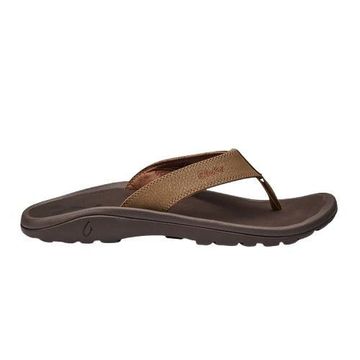 Olukai Mens Ohana Tan / Dark Java (Spring 2026)