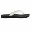 Olukai Womens Uiki Bright White/ Lava Rock