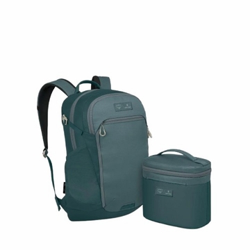 Osprey Axis x Hydro Flask Backpack and Insulated Lunch Bag Bundle Cascade Blue OS