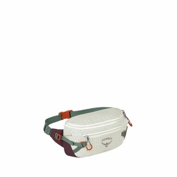 Osprey Transporter Waist Pack Mystery White Burgandy OS