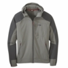 Outdoor Research Mens Ferrosi Hooded Jacket Pewter/ Storm (Close Out)