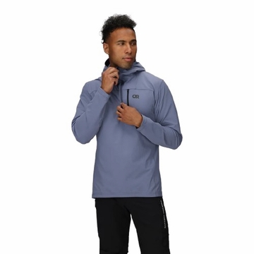 Outdoor Research Mens Freewheel MTB Half Zip Hoodie Summit