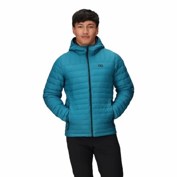 Outdoor Research Mens Transcendent Down Hoodie Aurora