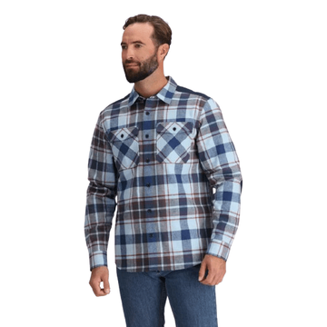 Outdoor Research Mens Wallingford Flannel Shirt Jacket Olympic Plaid