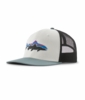Patagonia Fitz Roy Trout Trucker Hat White w/Blue Sage Patagonia Fitz Roy Trout Trucker Hat White w/Blue Sage