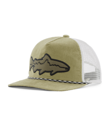 Patagonia Fly Catcher Hat Fitz Roy Trout: Weathered Stone