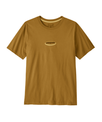 Patagonia Mens '95 Oval Logo T-Shirt Bobcat Brown: Sunshine