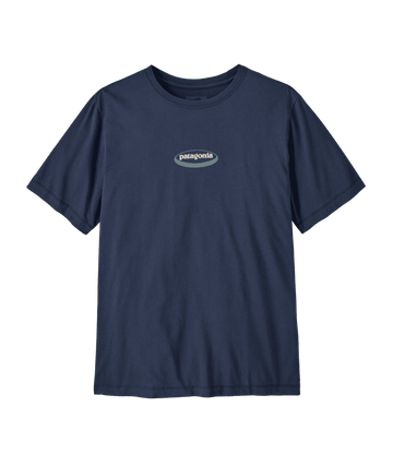 Patagonia Mens '95 Oval Logo T-Shirt New Navy: Kaleido