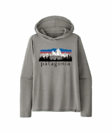 Patagonia Mens Cap Cool Daily Hoody - Fitz Roy Foothills Feather Grey