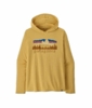 Patagonia Mens Cap Cool Daily Hoody - Fitz Roy Foothills Limestone Yellow - Light Limestone Yellow X-Dye