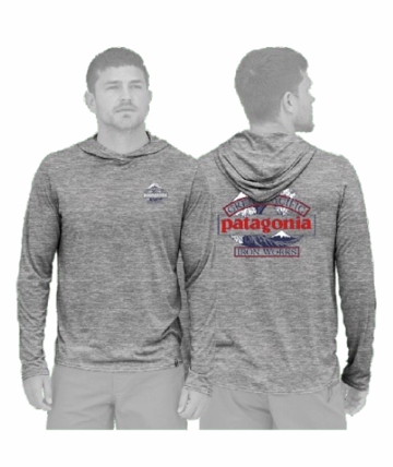 Patagonia Mens Cap Cool Daily Hoody - Great Waves Feather Grey