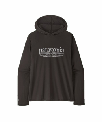 Patagonia Mens Cap Cool Daily Hoody - Hut Tripper Black