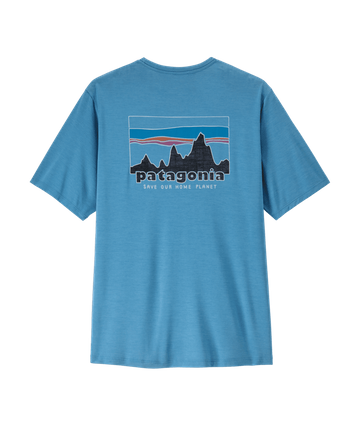 Patagonia Mens Cap Cool Daily Shirt - 73' Skyline Shore Blue - Light Shore Blue X-Dye