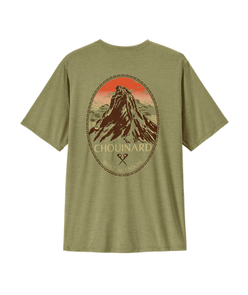 Patagonia Mens Cap Cool Daily Shirt - Chouinard Crest Gumtree Green - Light Gumtree Green X-Dye