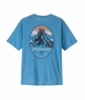 Patagonia Mens Cap Cool Daily Shirt - Chouinard Crest Shore Blue - Light Shore Blue X-Dye