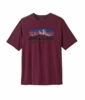 Patagonia Mens Cap Cool Daily Shirt - Fitz Roy Foothills Berry Fig - Light Berry Fig X-Dye