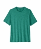 Patagonia Mens Cap Cool Daily Shirt Gem Green - Light Gem Green X-Dye
