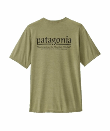 Patagonia Mens Cap Cool Daily Shirt - Hut Tripper Gumtree Green - Light Gumtree Green X-Dye