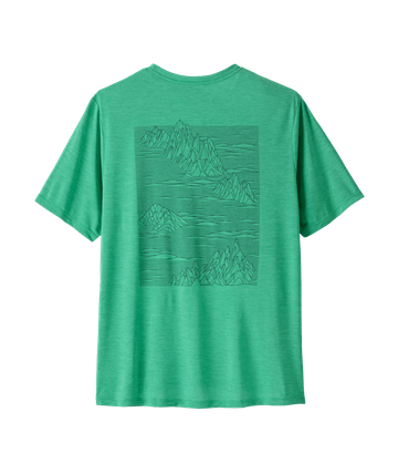 Patagonia Mens Cap Cool Daily Shirt - Strataspire Aqua Stone - Light Aqua Stone X-Dye