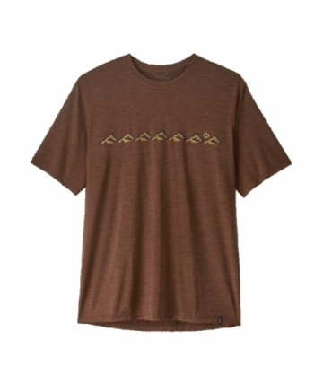 Patagonia Mens Cap Cool Daily Shirt - Trailcheck Berm Brown - Light Berm Brown X-Dye
