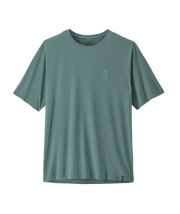 Patagonia Mens Cap Cool Daily Shirt - Water People Sets Blue Sage - Light Blue Sage X-Dye