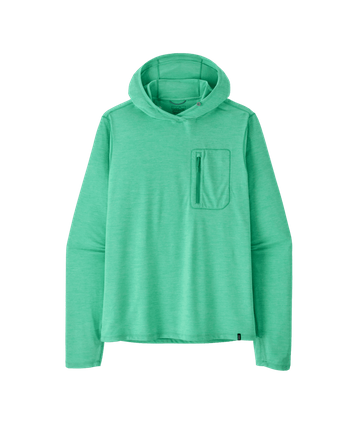Patagonia Mens Cap Cool Sun Hoody Aqua Stone - Early Teal X-Dye