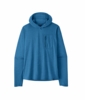 Patagonia Mens Cap Cool Sun Hoody Aquatic Blue - Light Aquatic Blue X-Dye