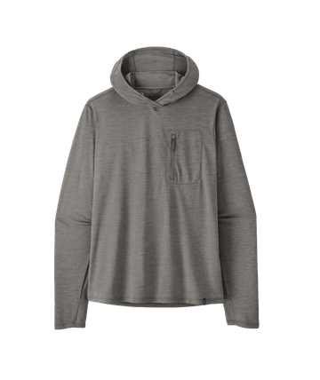 Patagonia Mens Cap Cool Sun Hoody Forge Grey - Noble Grey X-Dye
