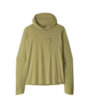 Patagonia Mens Cap Cool Sun Hoody Gumtree Green - Light Gumtree Green X-Dye