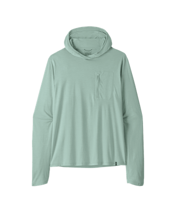 Patagonia Mens Cap Cool Sun Hoody Thermal Blue - Thin Ice X-Dye