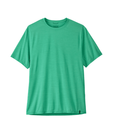 Patagonia Mens Cap Cool Ultra Shirt Aqua Stone - Light Aqua Stone X-Dye