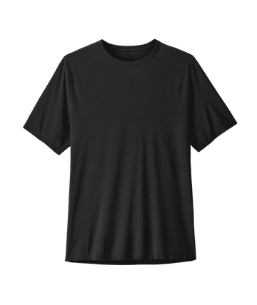 Patagonia Mens Cap Cool Ultra Shirt Black - Forge Grey X-Dye