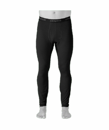 Patagonia Mens Cap Thermal Weight Bottoms Black