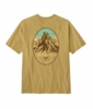 Patagonia Mens Chouinard Crest Pocket Responsibili-Tee Limestone Yellow Patagonia Mens Chouinard Crest Pocket Responsibili-Tee Limestone Yellow