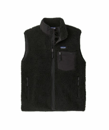 Patagonia Mens Classic Retro-X Vest Black w/Black