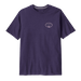 Patagonia Mens Clean Climb Roots Responsibili-Tee Plummet Purple