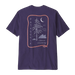 Patagonia Mens Clean Climb Roots Responsibili-Tee Plummet Purple