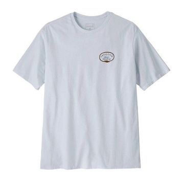 Patagonia Mens Clean Climb Roots Responsibili-Tee White