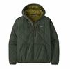 Patagonia Mens Diamond Quilted Bomber Hoody Old Growth Green (Close Out) Patagonia Mens Diamond Quilted Bomber Hoody Old Growth Green (Close Out)