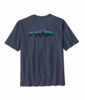 Patagonia Mens Fitz Roy Trout T-Shirt Smolder Blue Patagonia Mens Fitz Roy Trout T-Shirt Smolder Blue