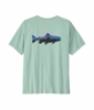 Patagonia Mens Fitz Roy Trout T-Shirt Thin Ice Patagonia Mens Fitz Roy Trout T-Shirt Thin Ice