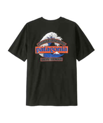 Patagonia Mens Great Waves Responsibili-Tee Black